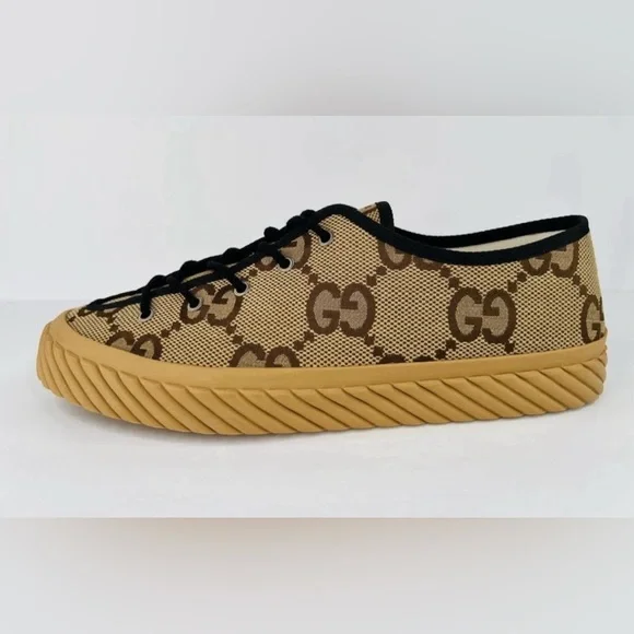 Gucci Maxi GG Tortuga Supreme Canvas Vegan Sneakers UK 13 - US 13.5 - EU 47